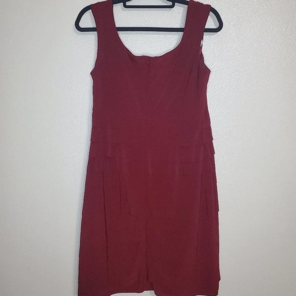 Alex Evenings 12P Formal Red Dress - Picture 5 of 8